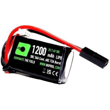 7.4v 1200mAH 30C PEQ LiPO