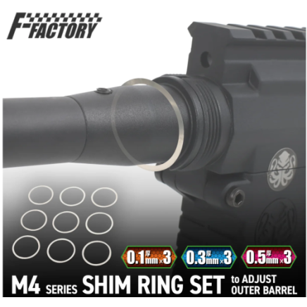 Laylax M4 Series Outer Barrel Adjustment Shim Ring Set [FirstFactory]