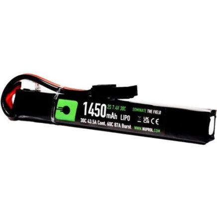 7.4V 1450mAH 25C Stock Tube LiPO