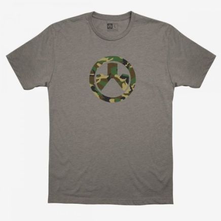 Magpul Woodland Camo Icon T-Shirt - Stone Grey