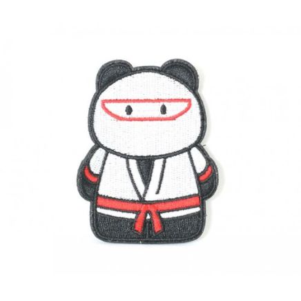 Epik Panda Ninja Patch - White / Red