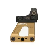 PTS Syndicate Unity Tactical MRDS & Adjustable Mounting Plate - Dark Earth