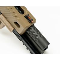 PTS ZEV - OZ9 Elite (Standard Version) GBB Pistol - Dark Earth